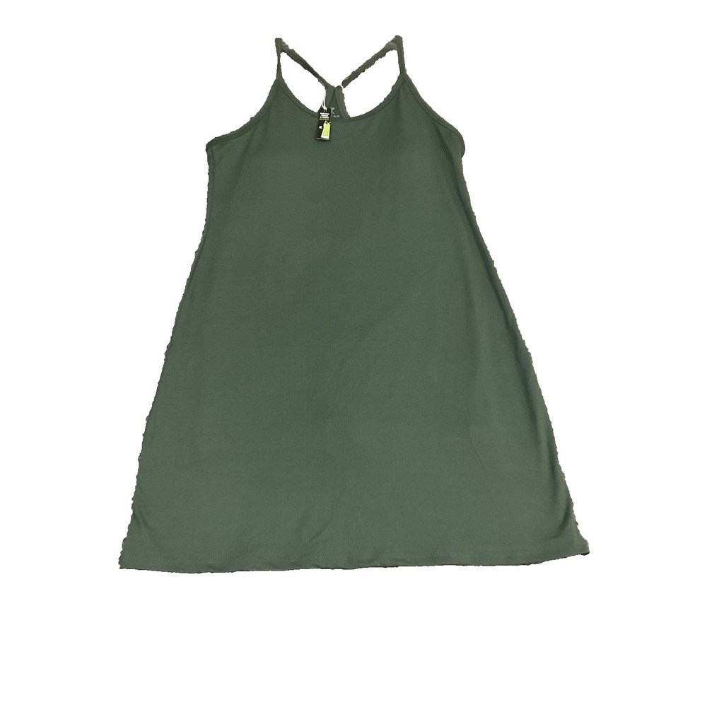 NWT Kyodan Olive Army Green Built In Short Bra Athletic Tennis Golf Tank Dress M